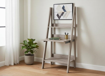 19" Taupe Ladder Desk