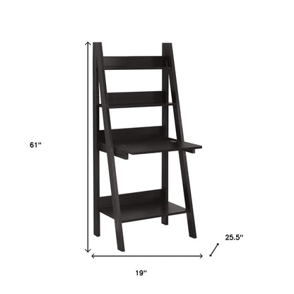 19" Taupe Ladder Desk