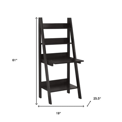 19" Taupe Ladder Desk