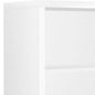 White Wood Adjustable Four Tier Bookcase