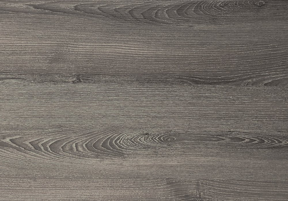 24" Gray and Black Computer Desk With Two Drawers