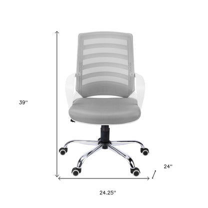 Black Swivel Rolling Office Chair
