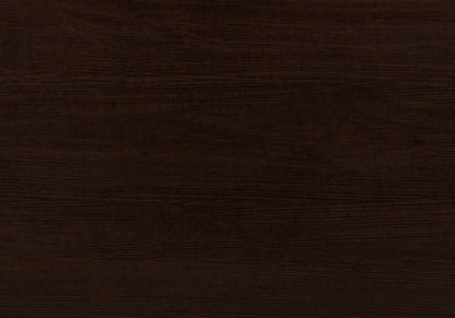 Espresso Metal Four Tier Bookcase