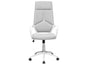 Gray Fabric Tufted Seat Swivel Adjustable Executive Chair Fabric Back Plastic Frame