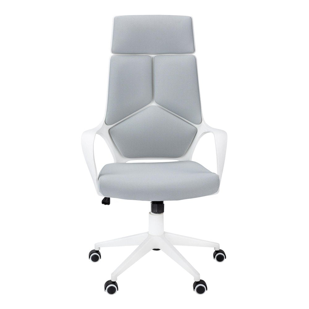 Black Adjustable Height Swivel Rolling Executive Office Chair