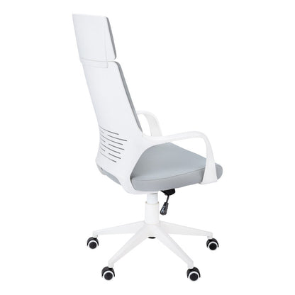 Black Adjustable Height Swivel Rolling Executive Office Chair
