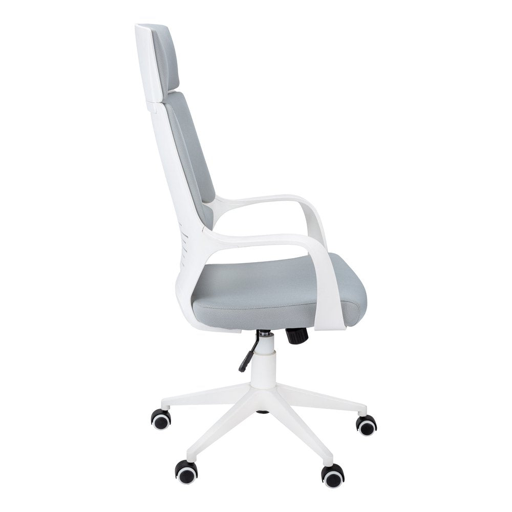 Black Adjustable Height Swivel Rolling Executive Office Chair