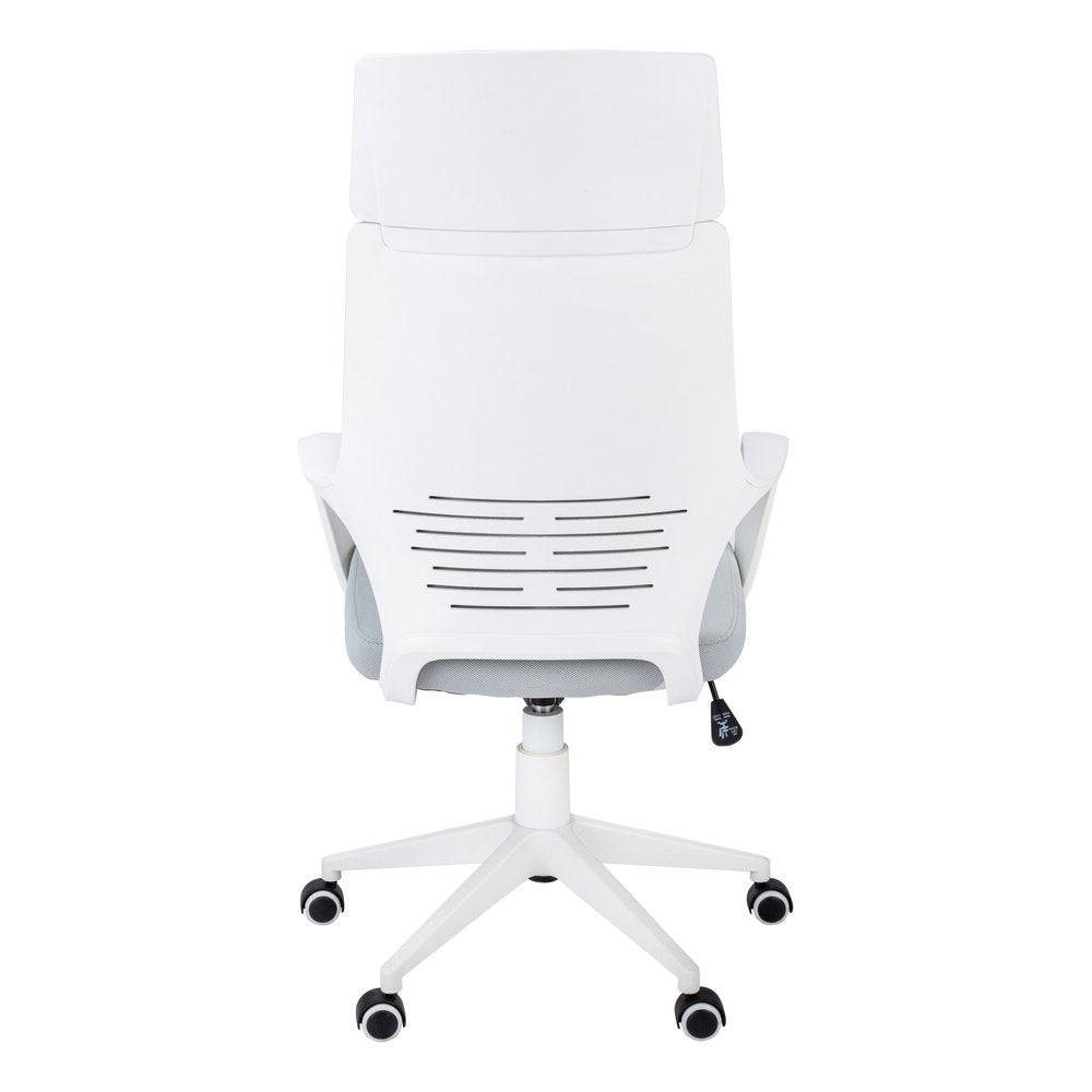 Black Adjustable Height Swivel Rolling Executive Office Chair