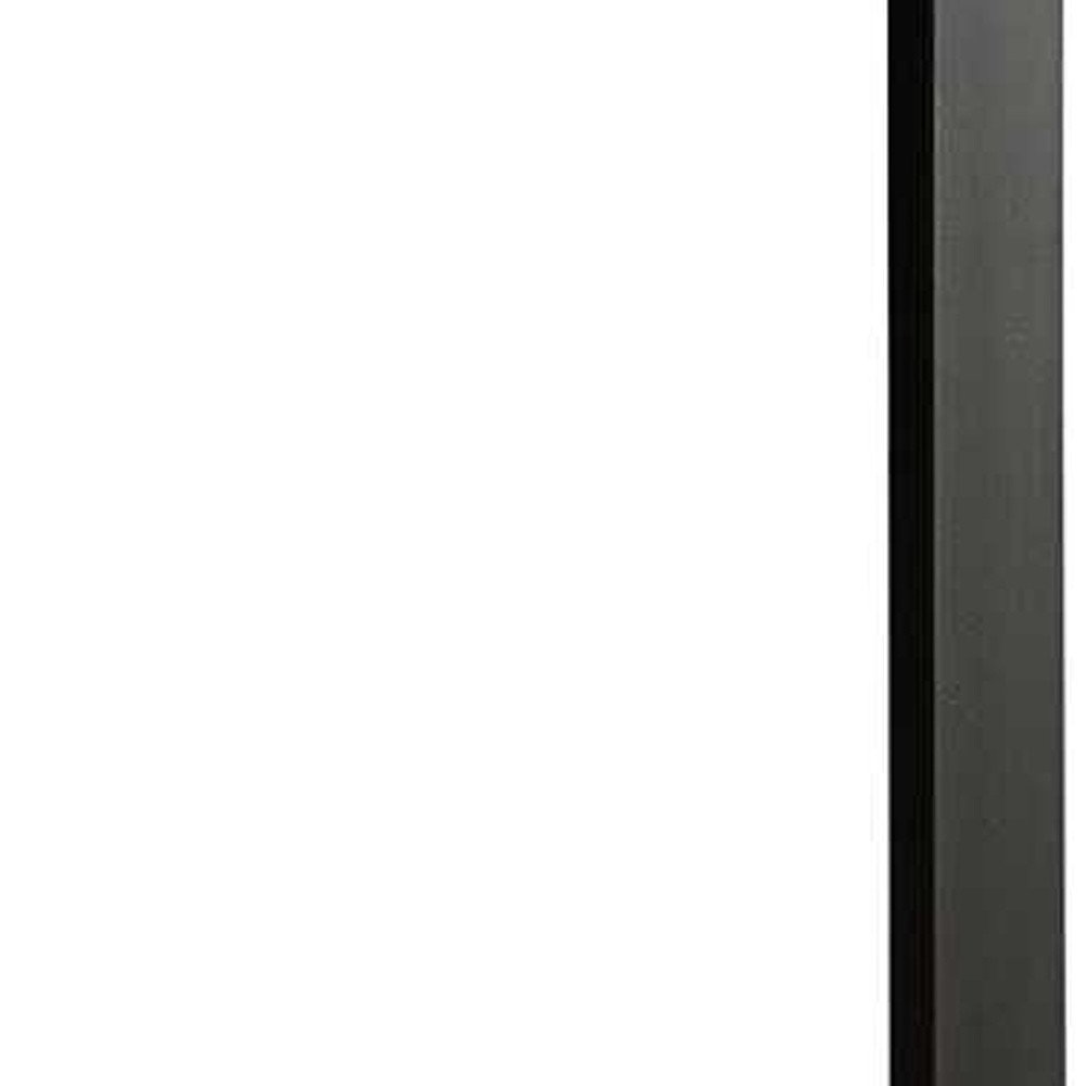 47" Gray and Black Computer Desk With Three Drawers