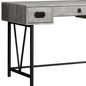 47" Brown and Black Computer Desk With Two Drawers