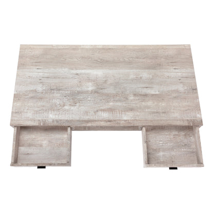 24" White and Silver Computer Desk With Two Drawers