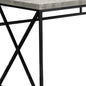 47" Gray and Black Computer Desk