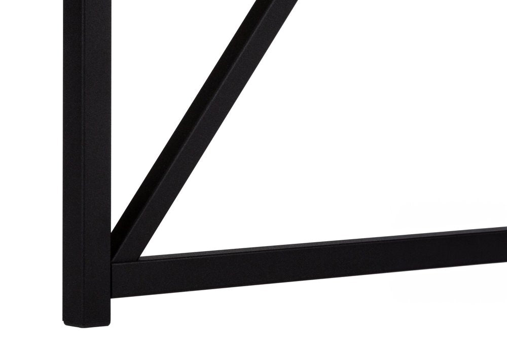 24" Taupe and Black Computer Desk