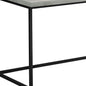 55" Gray and Black Computer Desk With Three Drawers