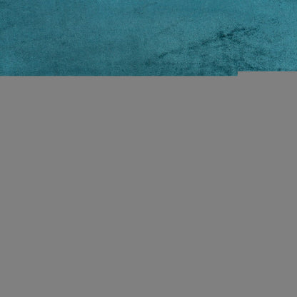 18" X 7" X 18" Transitional Teal Solid Pillow Cover With Poly Insert
