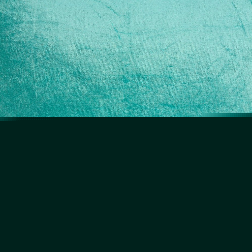 20" X 7" X 20" Transitional Aqua Solid Pillow Cover With Poly Insert