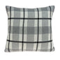 20" X 7" X 20" Transitional Tan & Grey Cotton Pillow Cover With Poly Insert