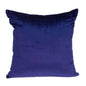 22" Royal Blue Cotton Blend Throw Pillow