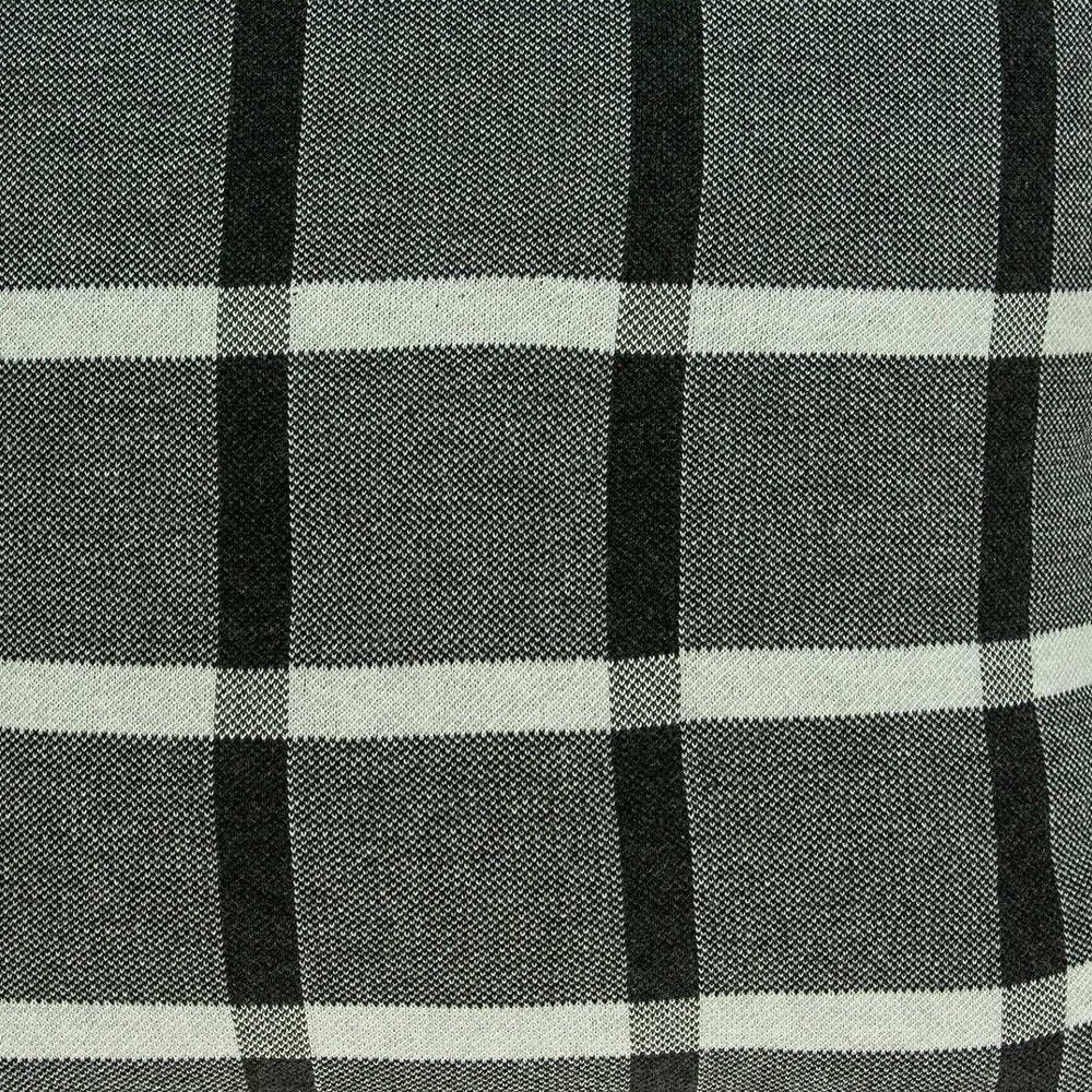 20" X 7" X 20" Transitional Gray Pillow Cover With Poly Insert