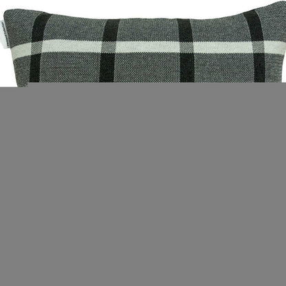 20" X 7" X 20" Transitional Gray Pillow Cover With Poly Insert