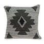 20" X 7" X 20" Southwest Gray Cotton Pillow Cover With Poly Insert