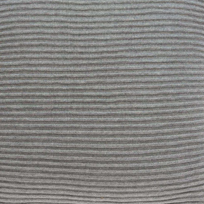 20" X 7" X 20" Elegant Transitional Gray Pillow Cover With Poly Insert