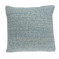 20" Aqua Teal Woven Cotton Blend Throw Pillow