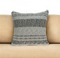 20" X 7" X 20" Stunning Transitional Gray Accent Pillow Cover With Poly Insert