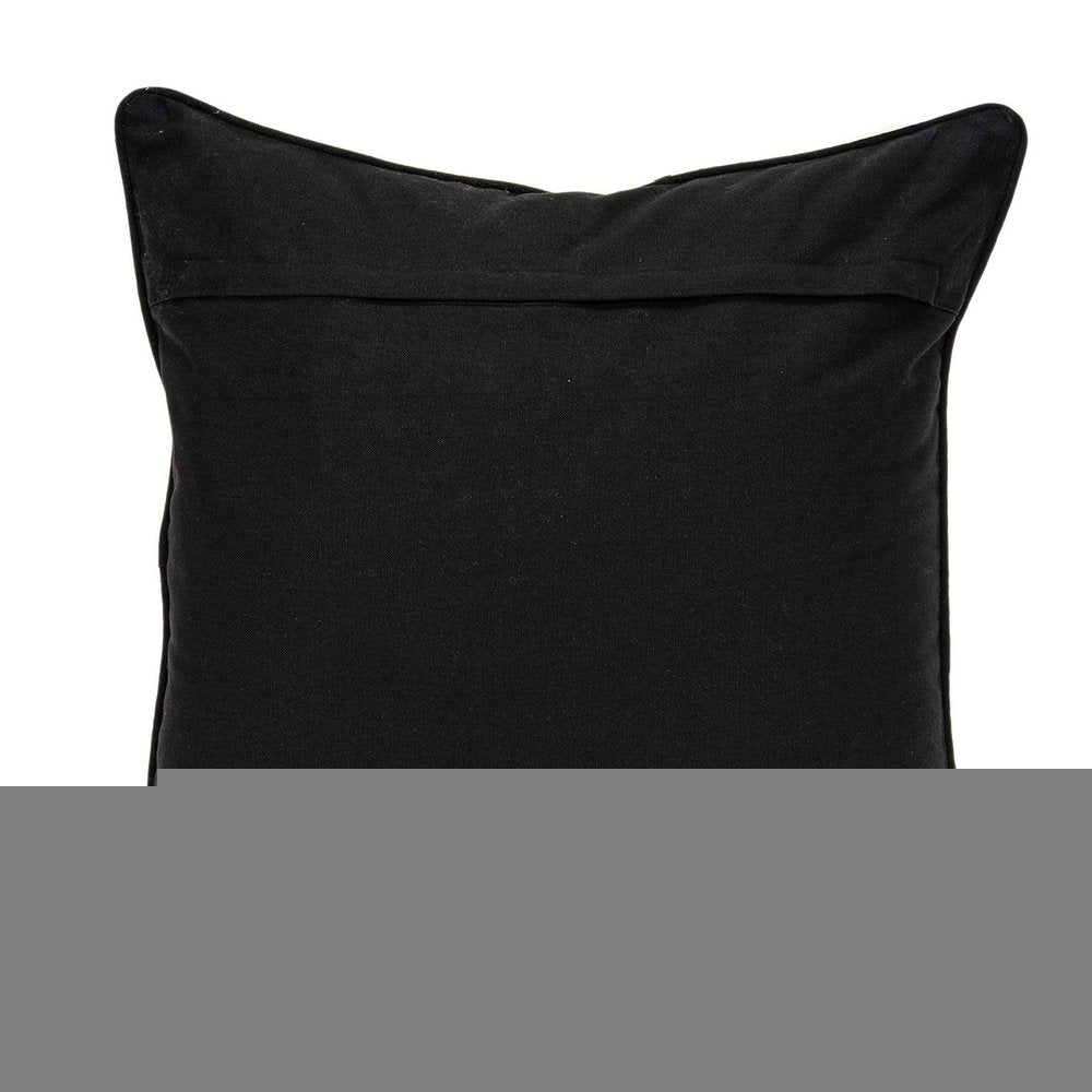 20" X 7" X 20" Transitional Black And White Zebra Pillow Cover With Poly Insert