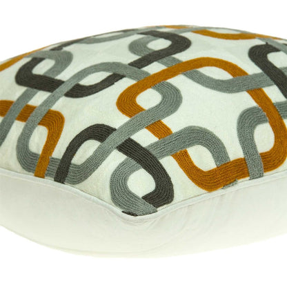 20" X 7" X 20" Multicolor Pillow Cover With Poly Insert