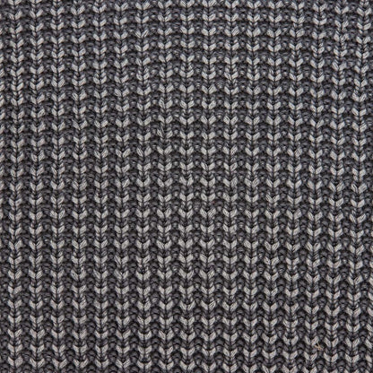 20" X 7" X 20" Transitional Charcoal Pillow Cover With Poly Insert