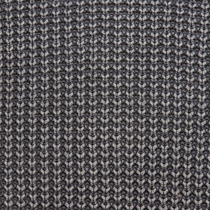 20" X 7" X 20" Transitional Charcoal Pillow Cover With Poly Insert