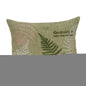 20" X 6" X 14" Tropical Green Pillow Cover With Poly Insert