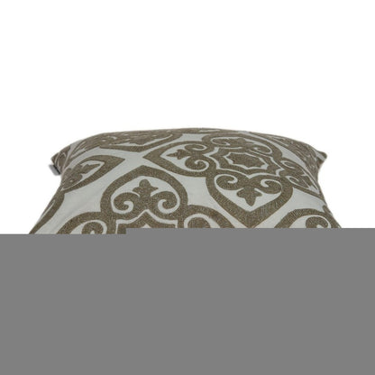 20" X 7" X 20" Bling Ivory Pillow Cover With Poly Insert