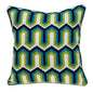 20" X 7" X 20" Handmade Transitional Multicolored Pillow Cover With Poly Insert