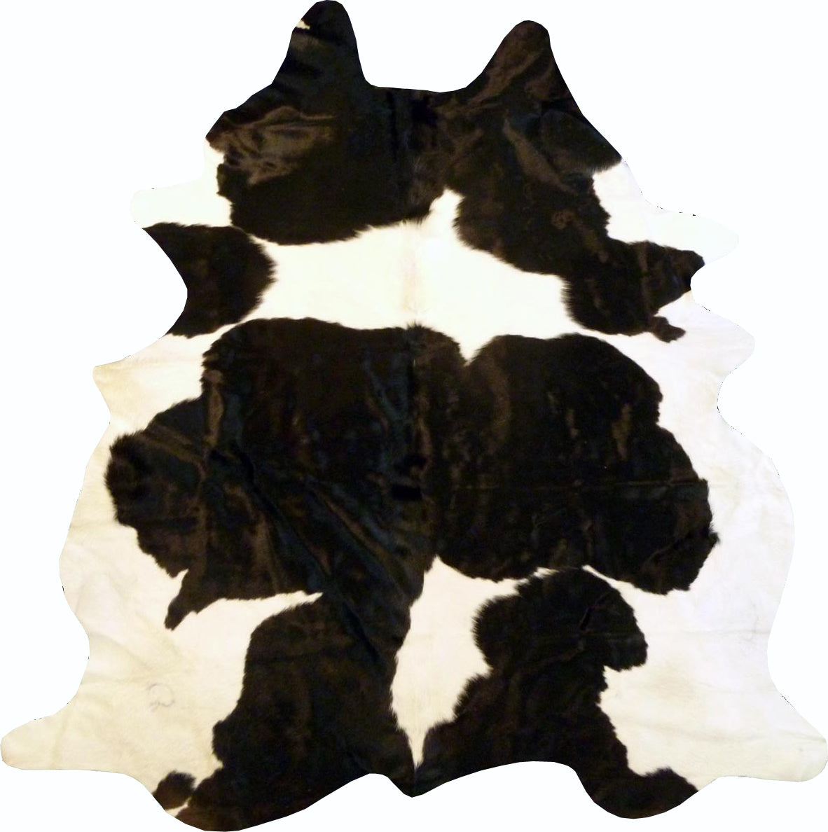 6 Ft Natural Black Brindled Cowhide Rug