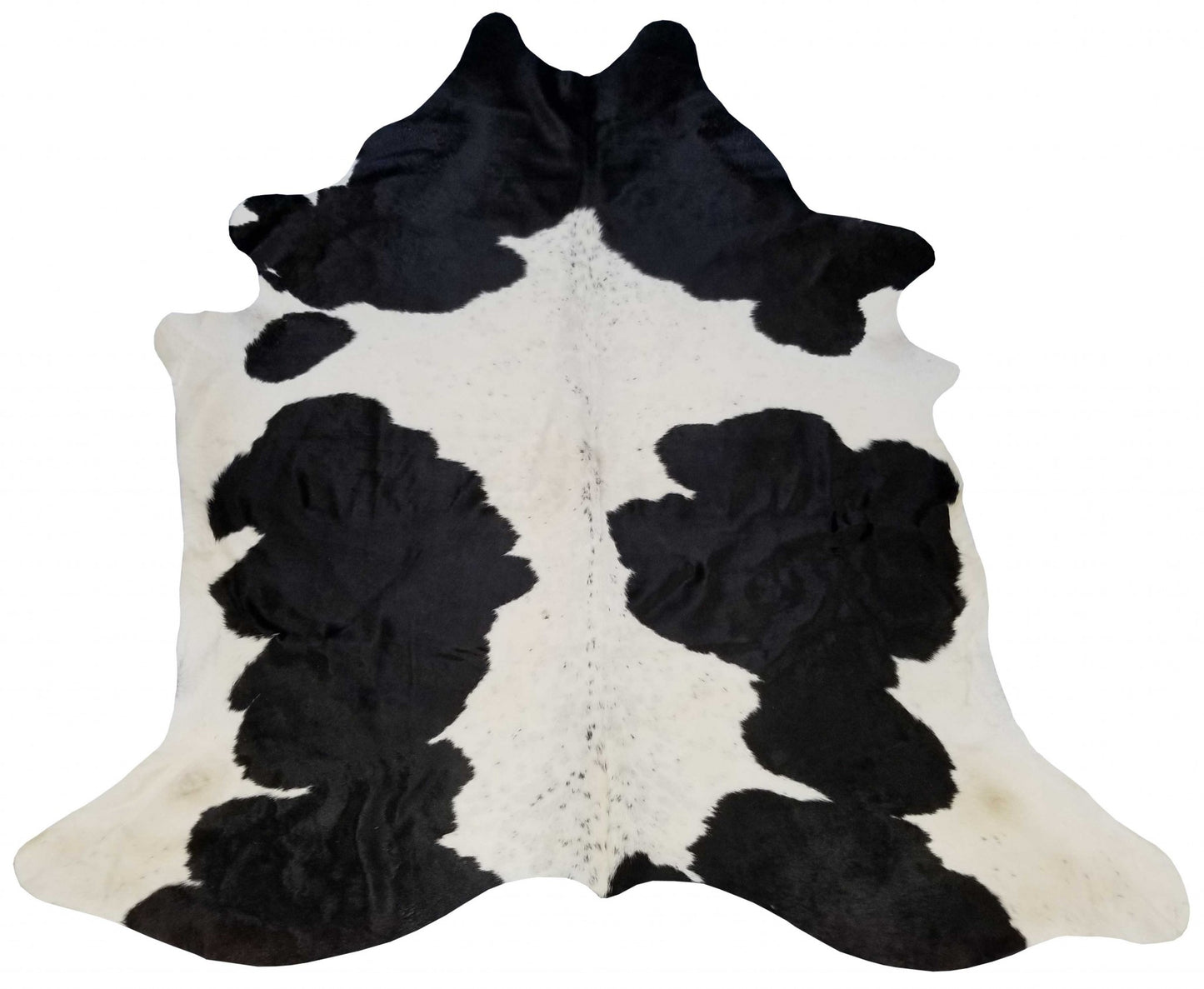 6 Ft Natural Black Brindled Cowhide Rug