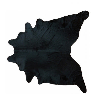 6 Ft Natural Black Brindled Cowhide Rug