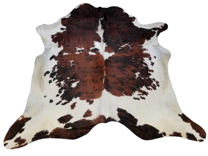 6 Ft Natural Black Brindled Cowhide Rug