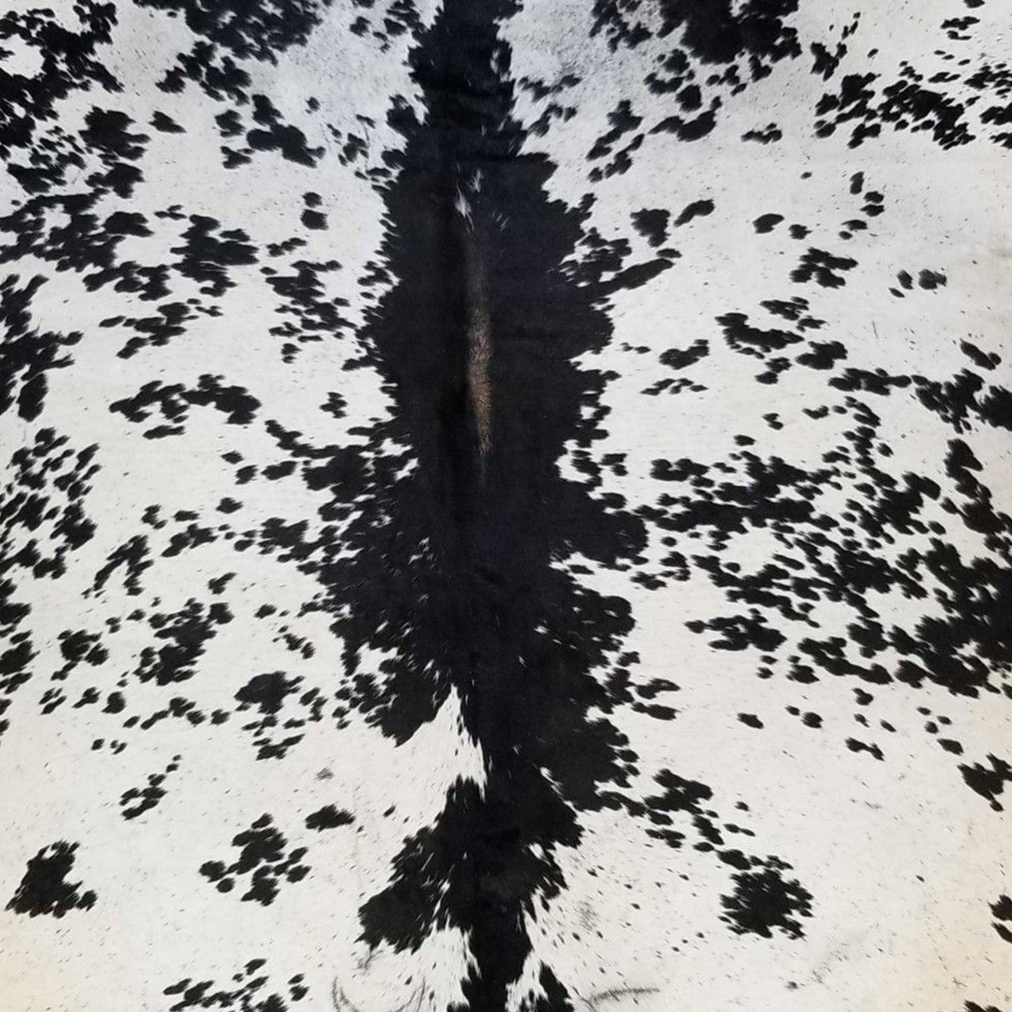 6 Ft Natural Black Brindled Cowhide Rug