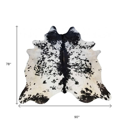 6' X 7' Champagne Cowhide Handmade Area Rug