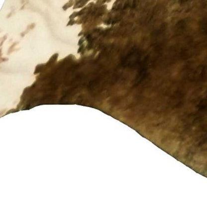 6' X 7' Black Cowhide Handmade Area Rug