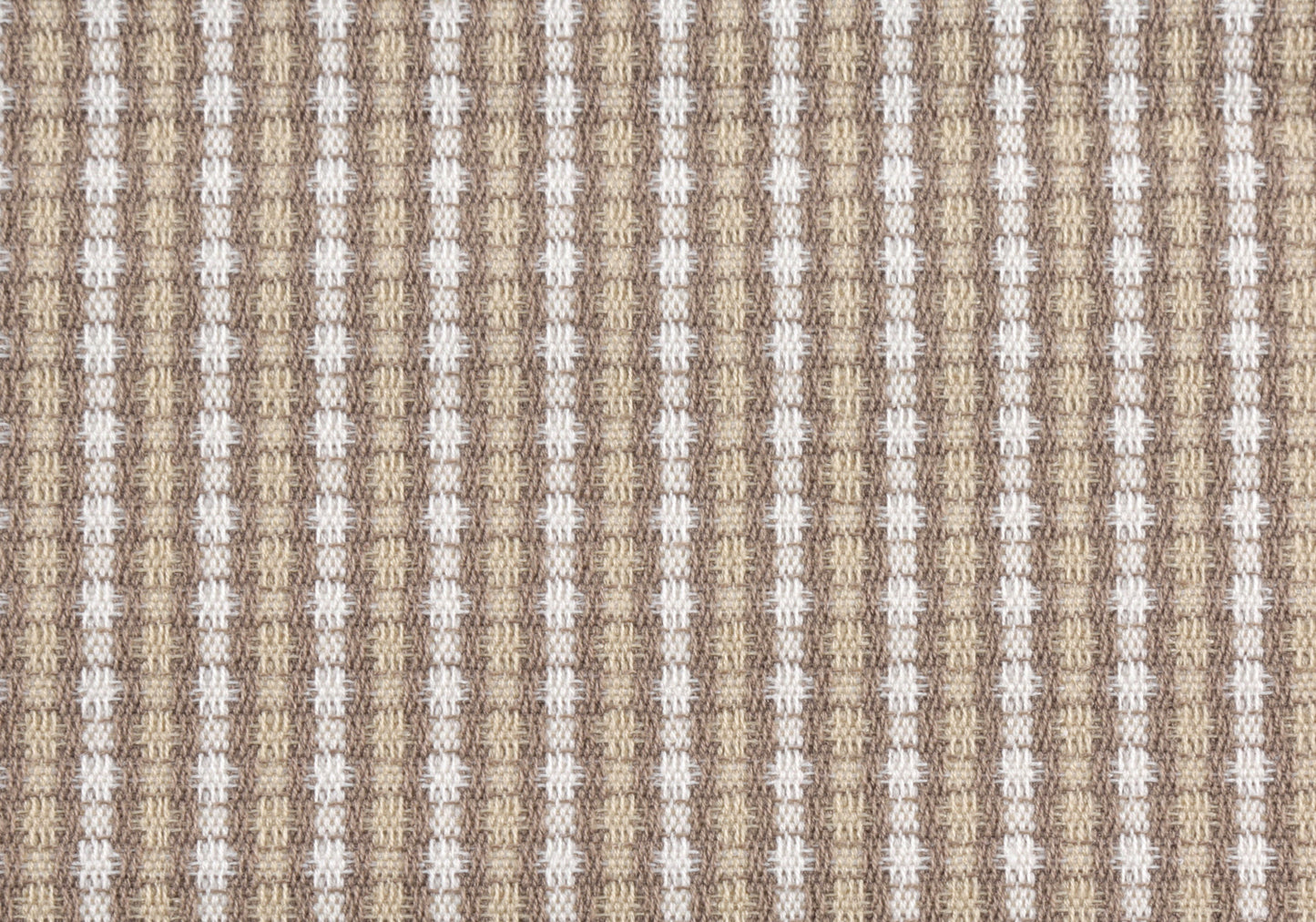 18" X 18" Taupe Polyester Striped Zippered Pillow