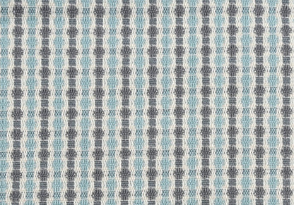 18" X 18" Taupe Polyester Striped Zippered Pillow