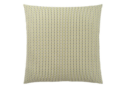 18" X 18" Taupe Polyester Striped Zippered Pillow