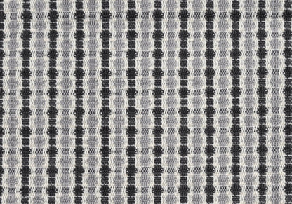 18" X 18" Taupe Polyester Striped Zippered Pillow