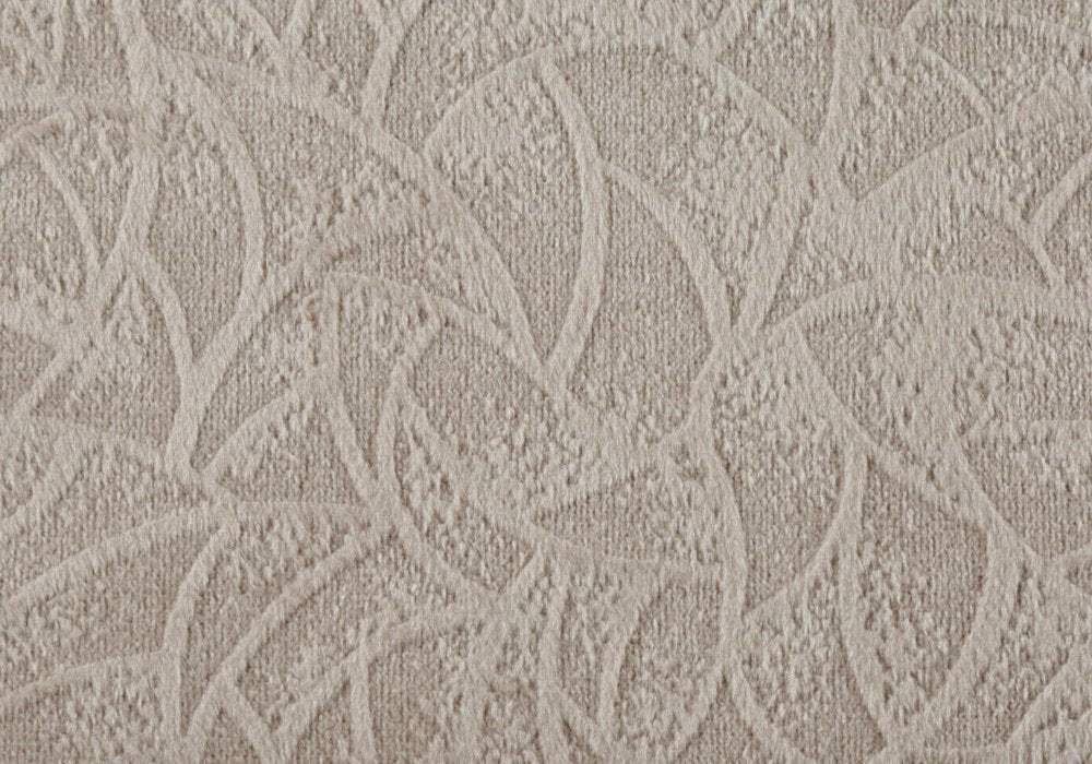 18" X 18" Taupe Velvet Polyester Abstract Zippered Pillow