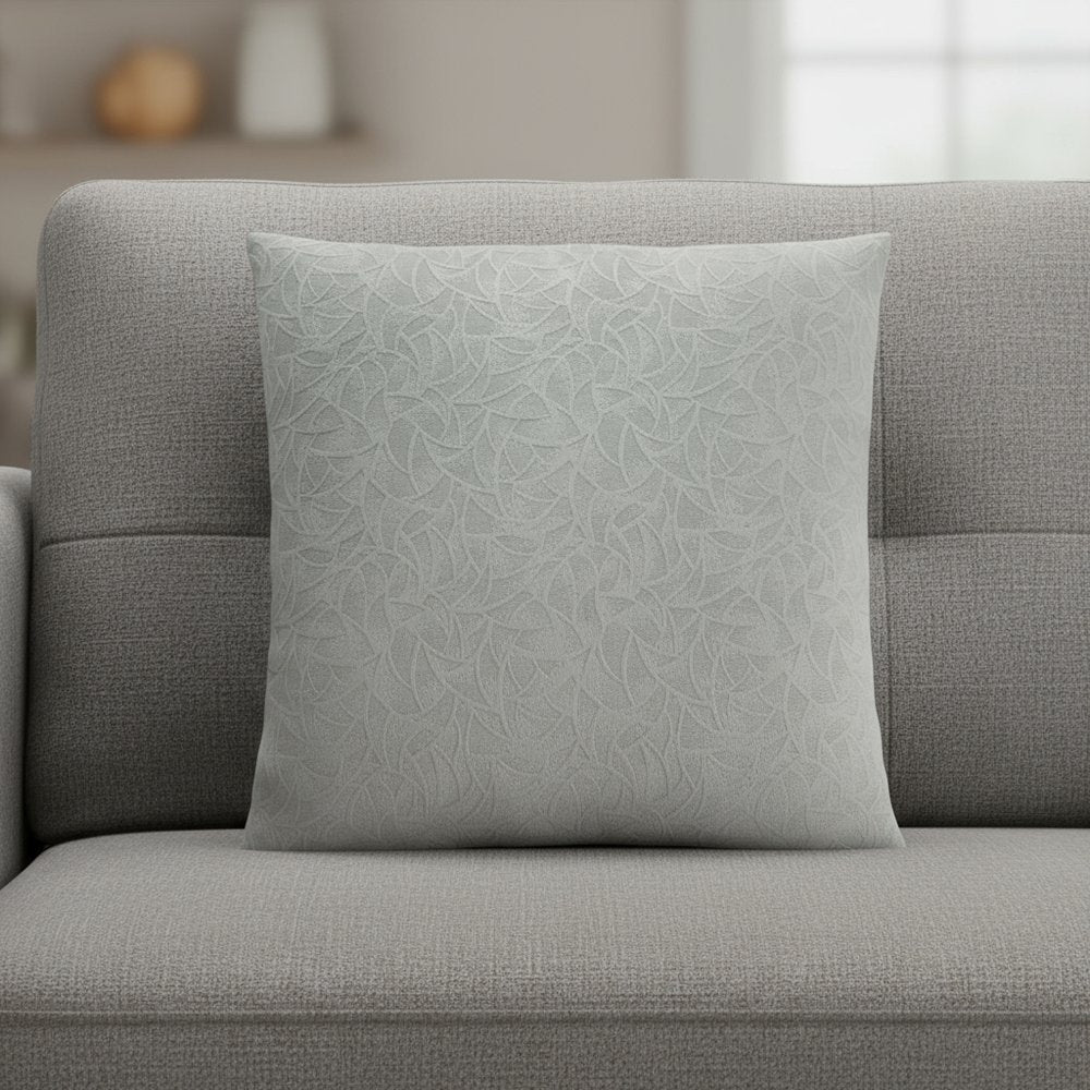 18" X 18" Taupe Velvet Polyester Abstract Zippered Pillow