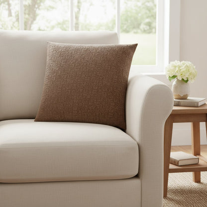 18" X 18" Gray Velvet Polyester Mosaic Zippered Pillow