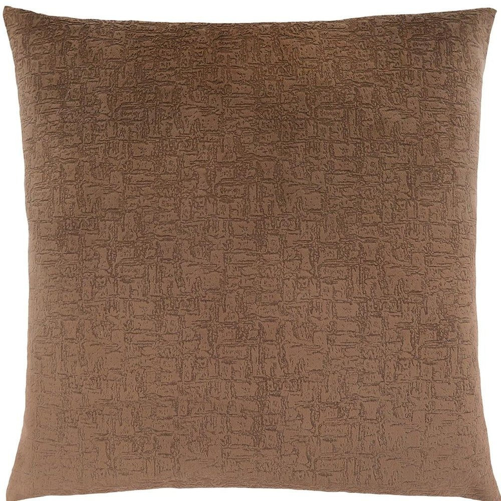 18" X 18" Gray Velvet Polyester Mosaic Zippered Pillow